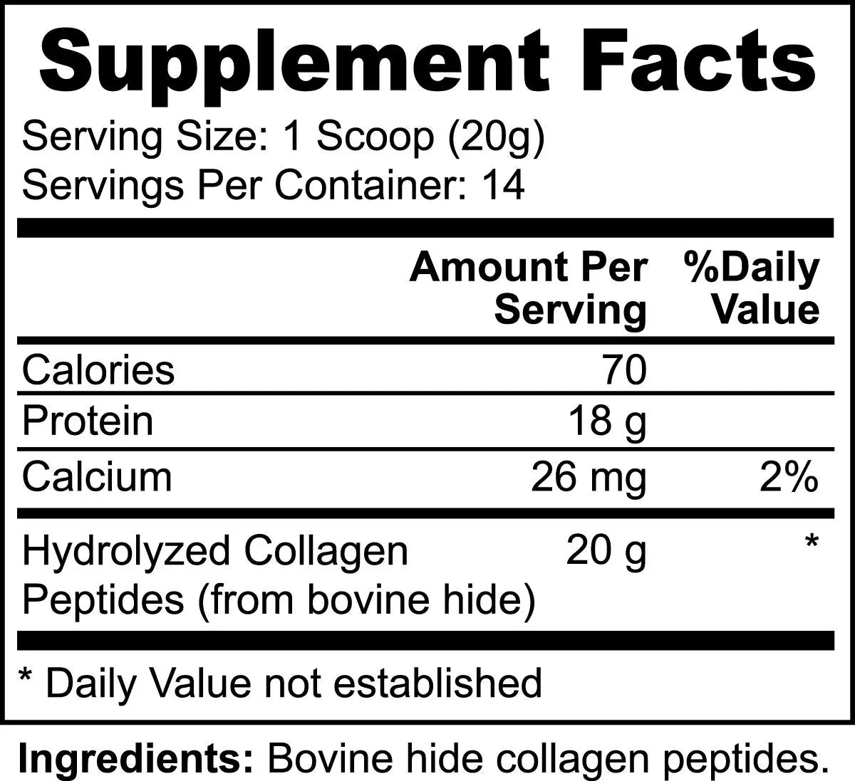 Grass-Fed Hydrolyzed Collagen Peptides - BodyBoostRx