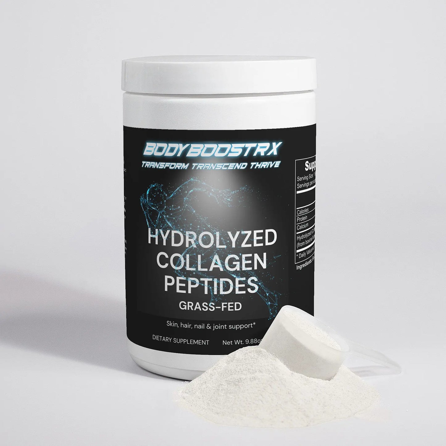 Grass-Fed Hydrolyzed Collagen Peptides - BodyBoostRx